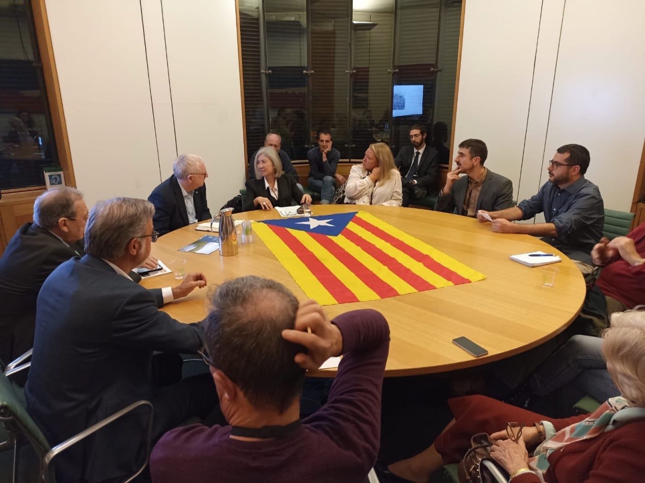 Westminster MPs hear Catalan activist Dolors Feliu: "Spain's repression carries on"
