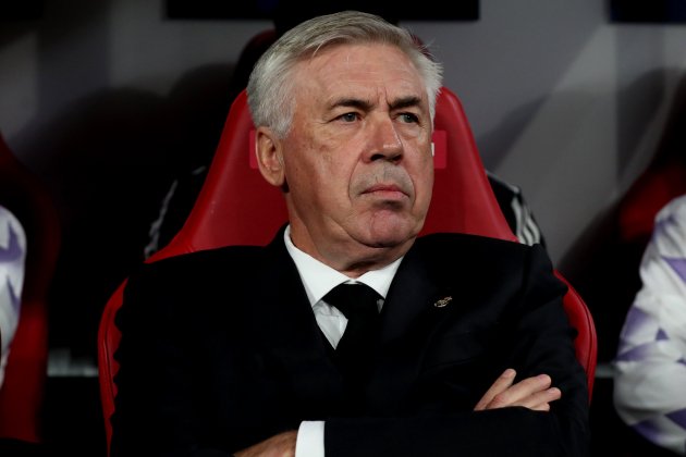 Carlo Ancelotti enfadado cono Real Madrid / Foto: EFE