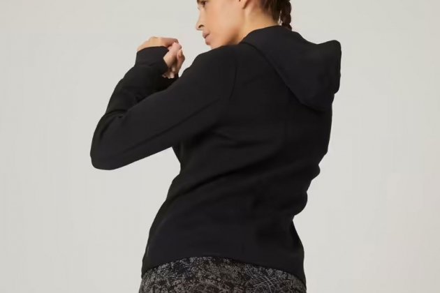 Jaqueta fitnes amb caputxa Dona Domyos