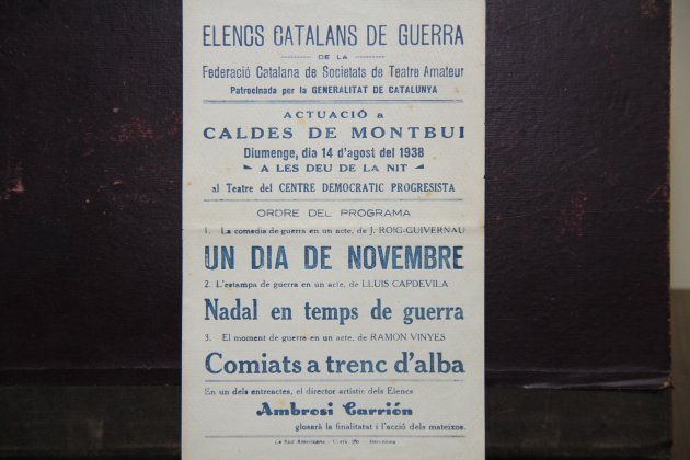 Federación de Ateneos de Catalunya. Cartel ©El Centro Calores|Caldas Montbui