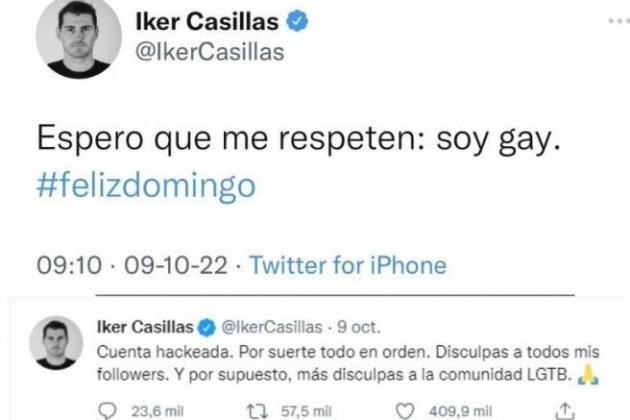 Mensaje de Iker Casillas