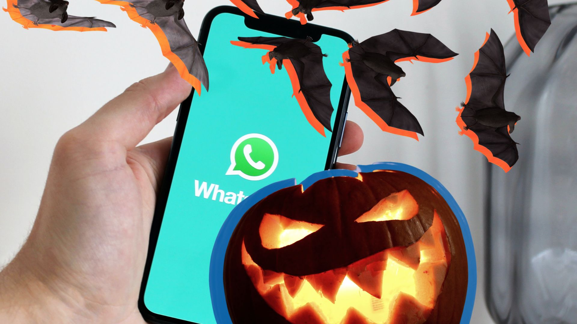 Vanesa no es la única: los audios y memes virales para desear un Feliz Halloween en un grupo de WhatsApp