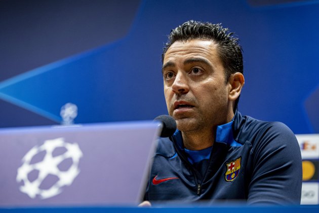 Xavi Hernández en una rueda de prensa previa a un partido de Champions League / Foto: EFE Xavi Hernández en una rueda de prensa previa a un partido de Champions League / Foto: EFE