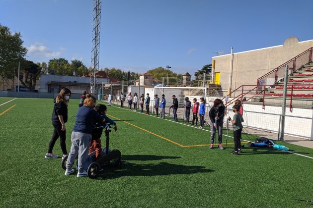 Programa infantil Juguem amb valors al camp de futbol de Cardedeu