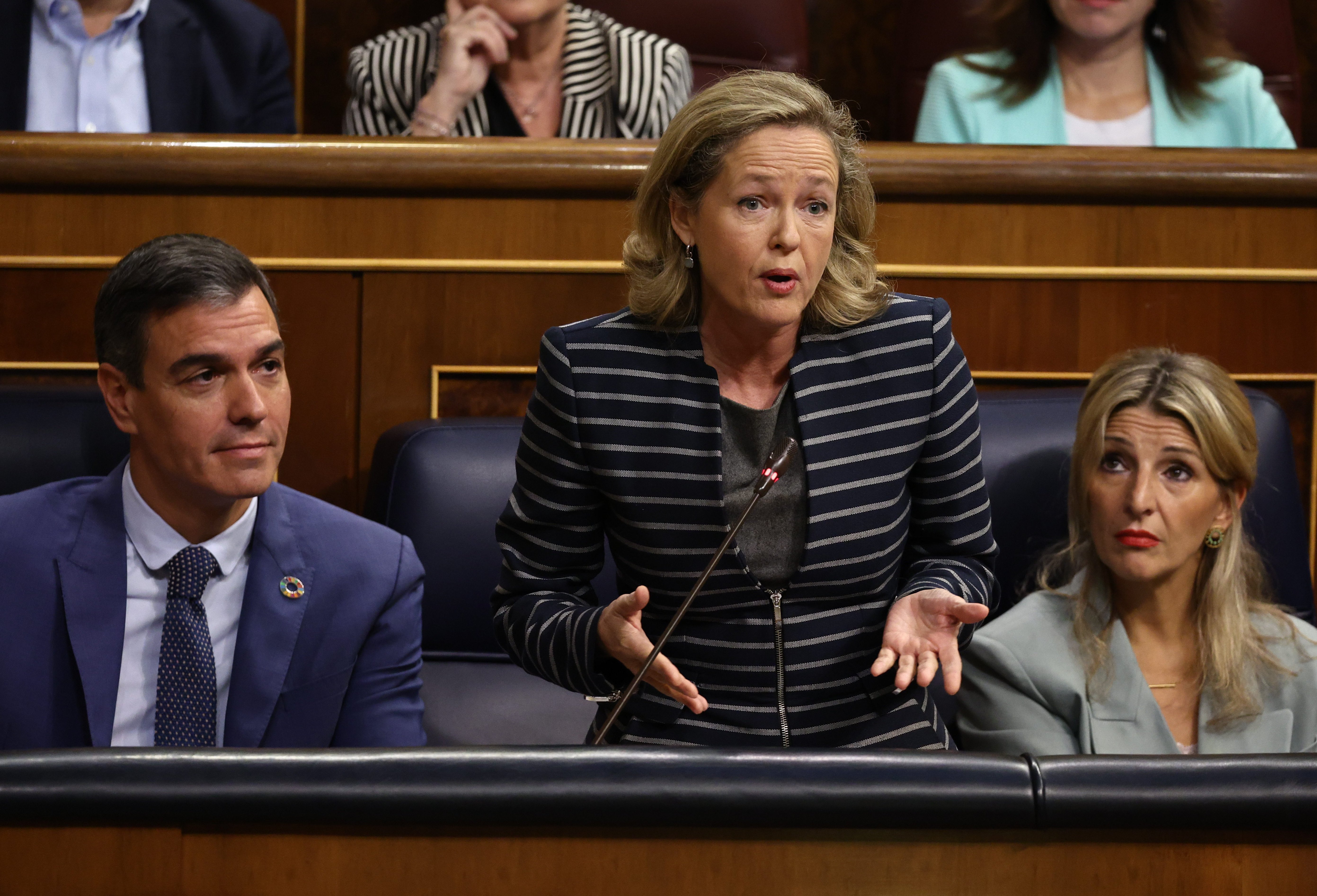 Nadia Calviño cree que el PIB crecerá este año más del 4,4% previsto