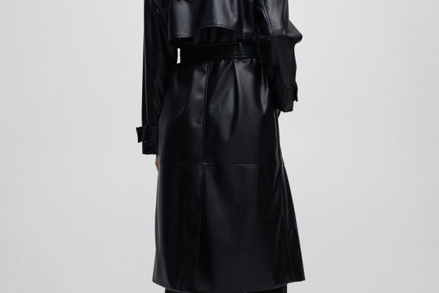 Gabardina efecto piel Gabardina efecto piel
