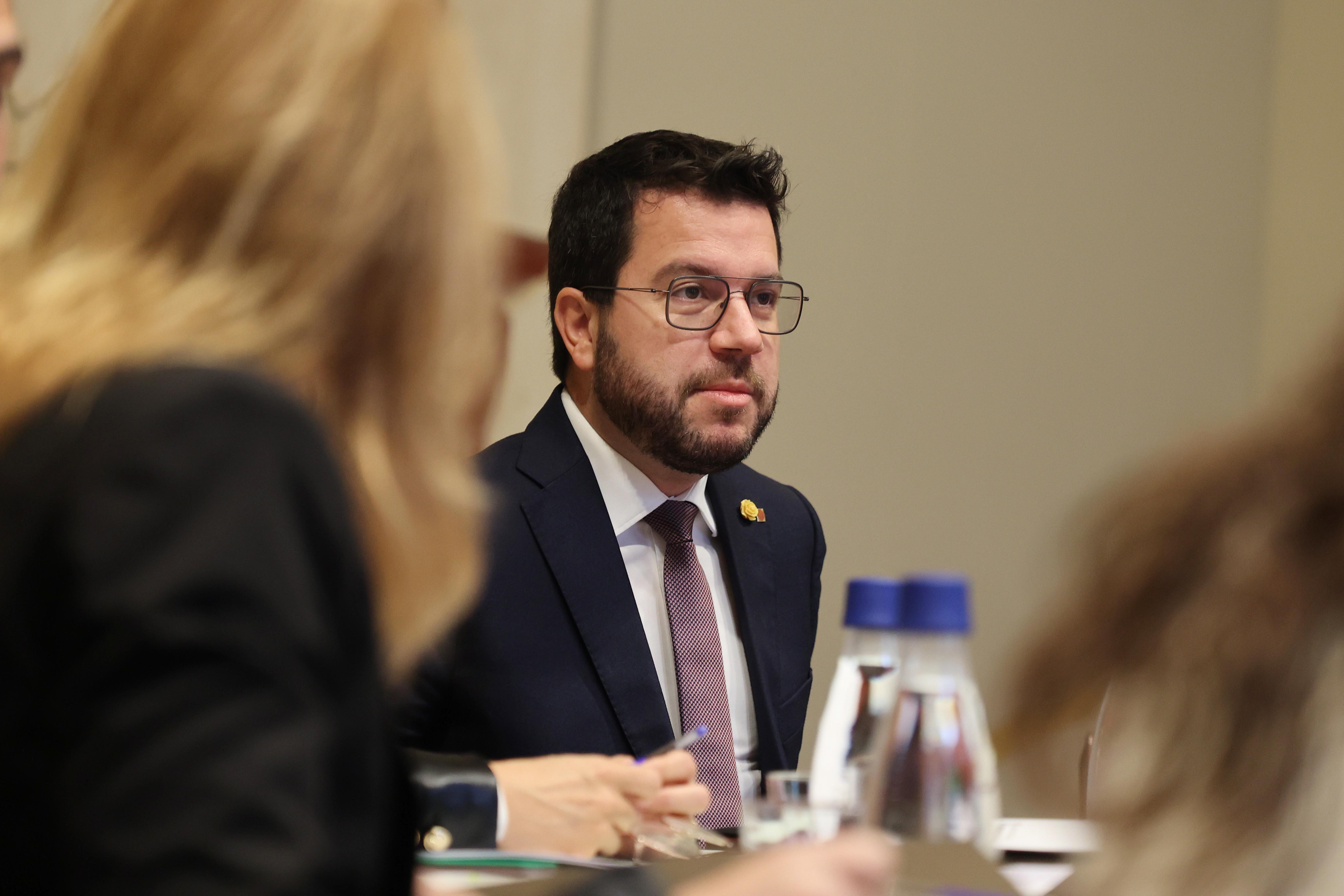 Pere Aragonès: "La eliminación del delito de sedición es indispensable en la desjudicialización"