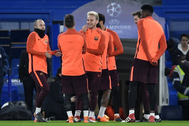 Rakitic Iniesta Barça Champions Efe