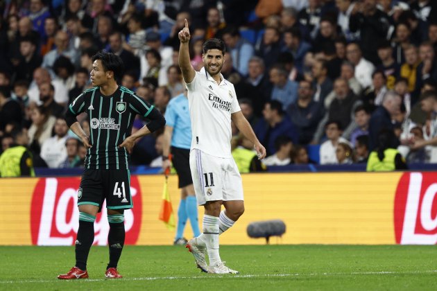 Marco Asensio celebra gol Real Madrid Celtic / Foto: EFE