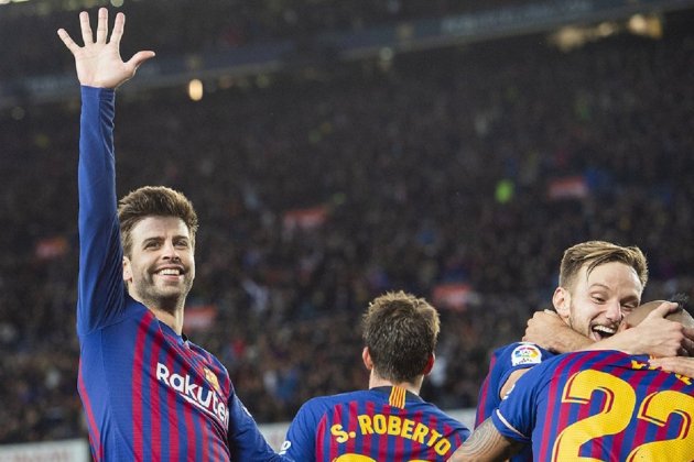 Gerard Piqué Barça manita / Foto: FC Barcelona