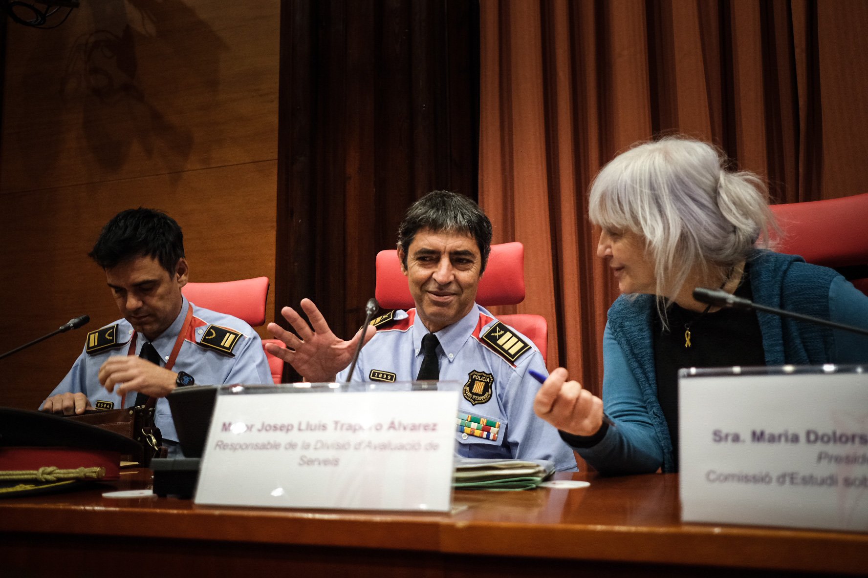 El major Trapero aprofita el seu retorn al Parlament per disparar contra Interior