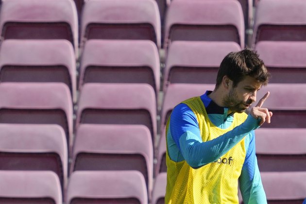 Gerard Piqué anuncia retirada del futbol Fc Barcelona ultim partit UD Almeria / Foto: Alejandro García/Efe