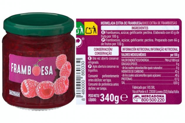 Mermelada de Mercadona Mermelada de Mercadona
