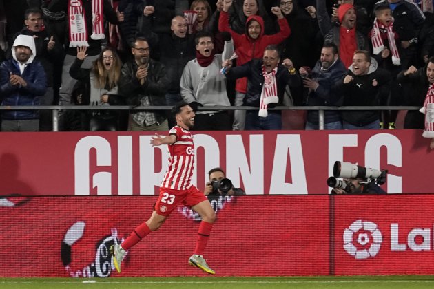 Iván Martín celebrando gol Girona Athletic Club / Foto: EFE