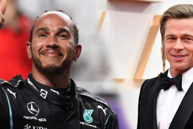 Lewis Hamilton y Brad Pitt Lewis Hamilton y Brad Pitt