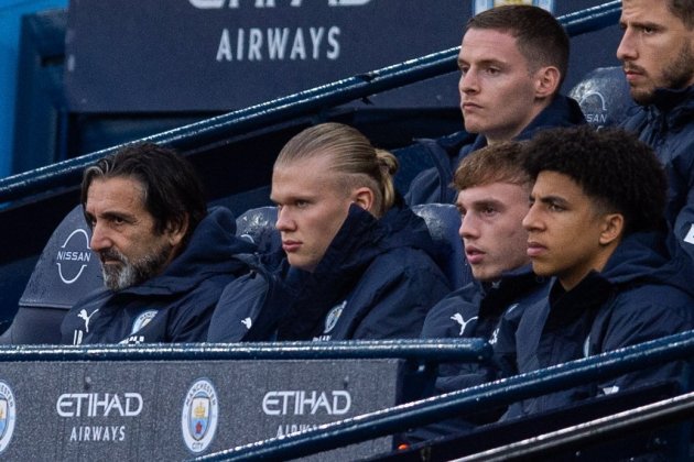 Haaland suplente Manchester City / Foto: EFE - Peter Powell Haaland suplente Manchester City / Foto: EFE - Peter Powell
