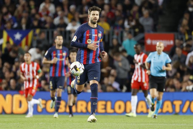 Gerard Piqué Barça Almería / Foto: EFE