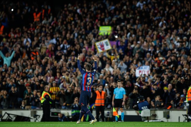 Gerard Piqué ultim partit Barça 5 novembre 2022 Spotify Camp Nou Europa Press Gerard Piqué ultim partit Barça 5 novembre 2022 Spotify Camp Nou Europa Press