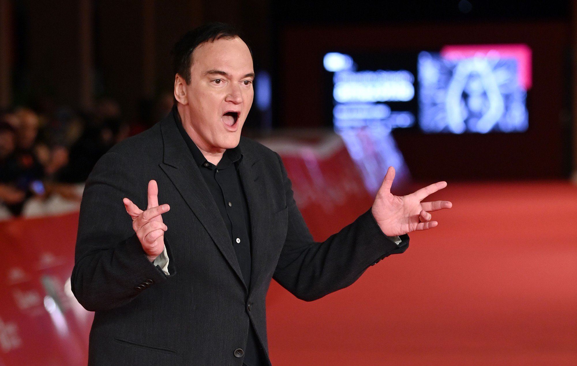 Quentin Tarantino desencadenat a Barcelona