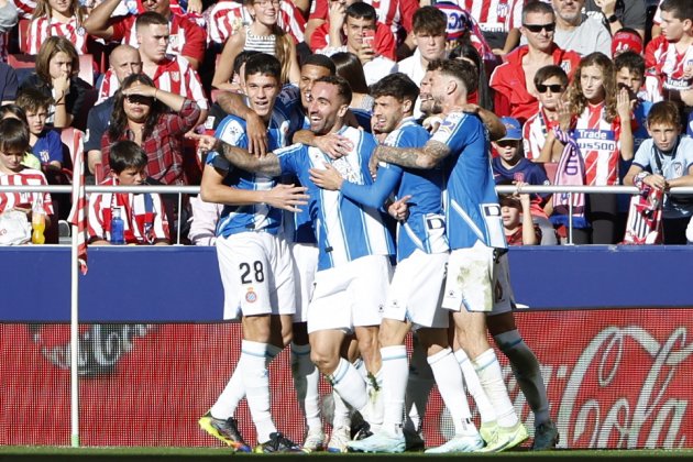 CelebraciÓn gol AtlÉtico de Madrid Espanyol / Foto: EFE