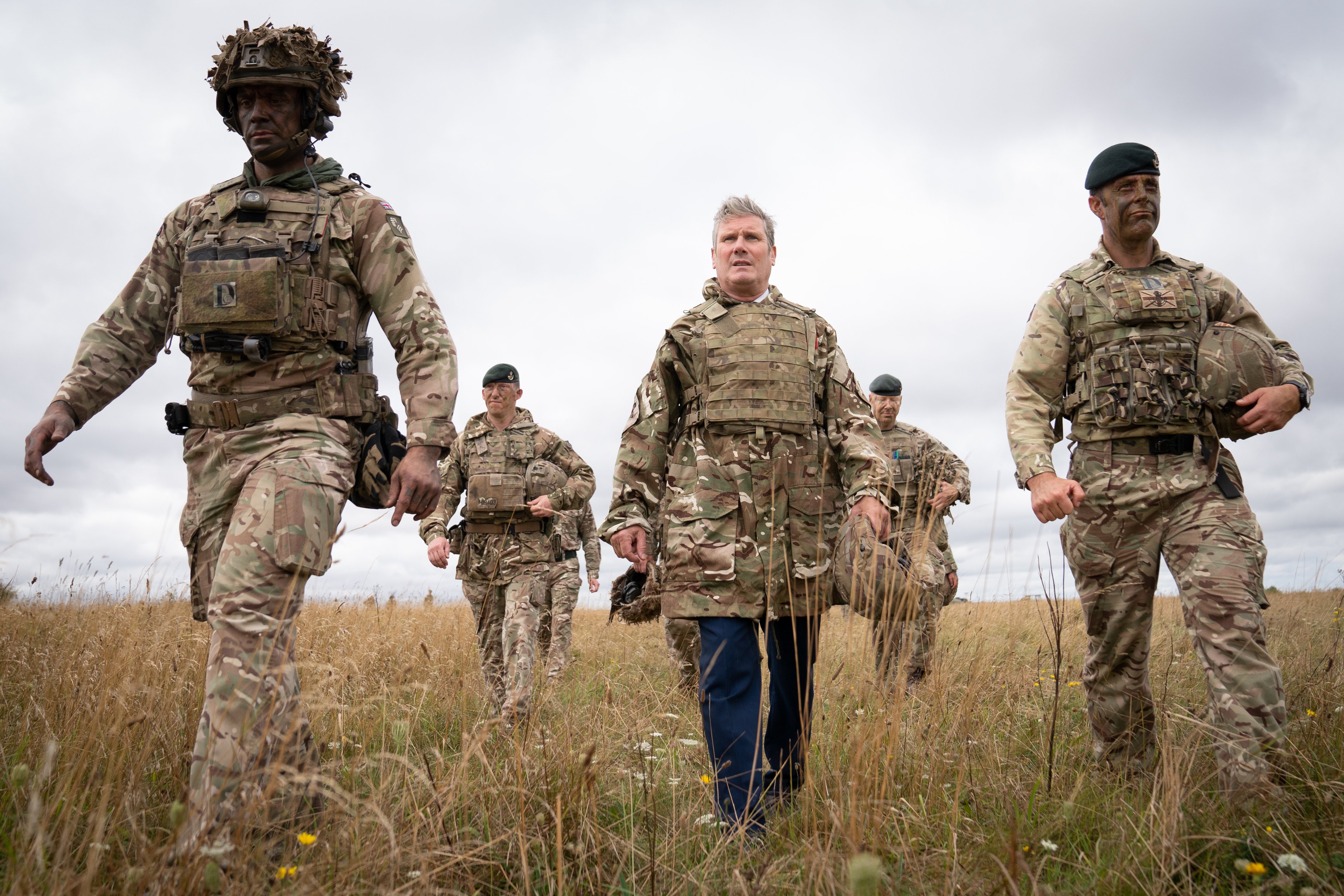 lider partido laborista britanic reino unido keir starmer soldados militares ejercido Stefan Rousseau europa press