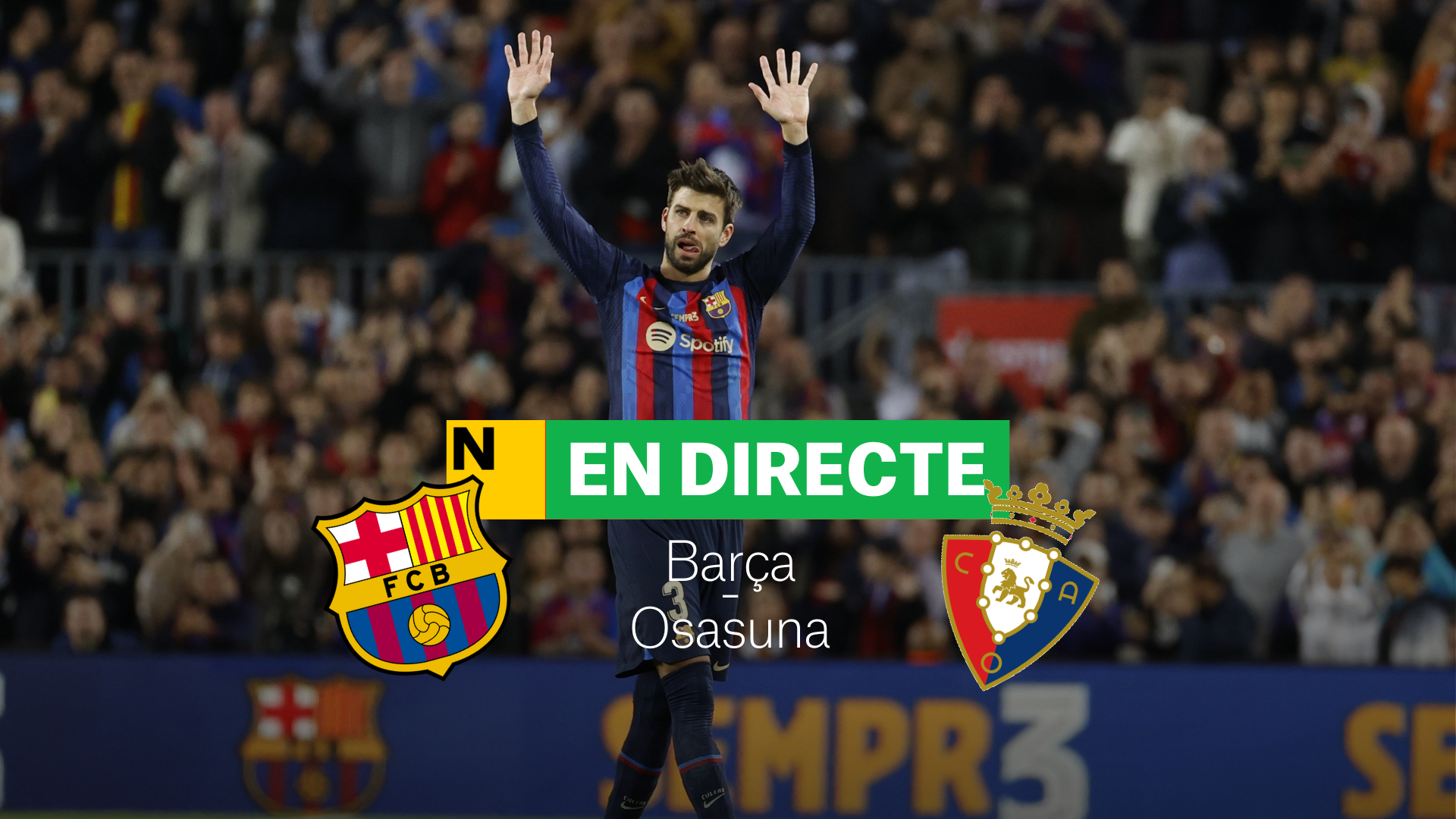 Osasuna-Barça de la Liga Santander | DIRECTO: resultado, resumen y goles