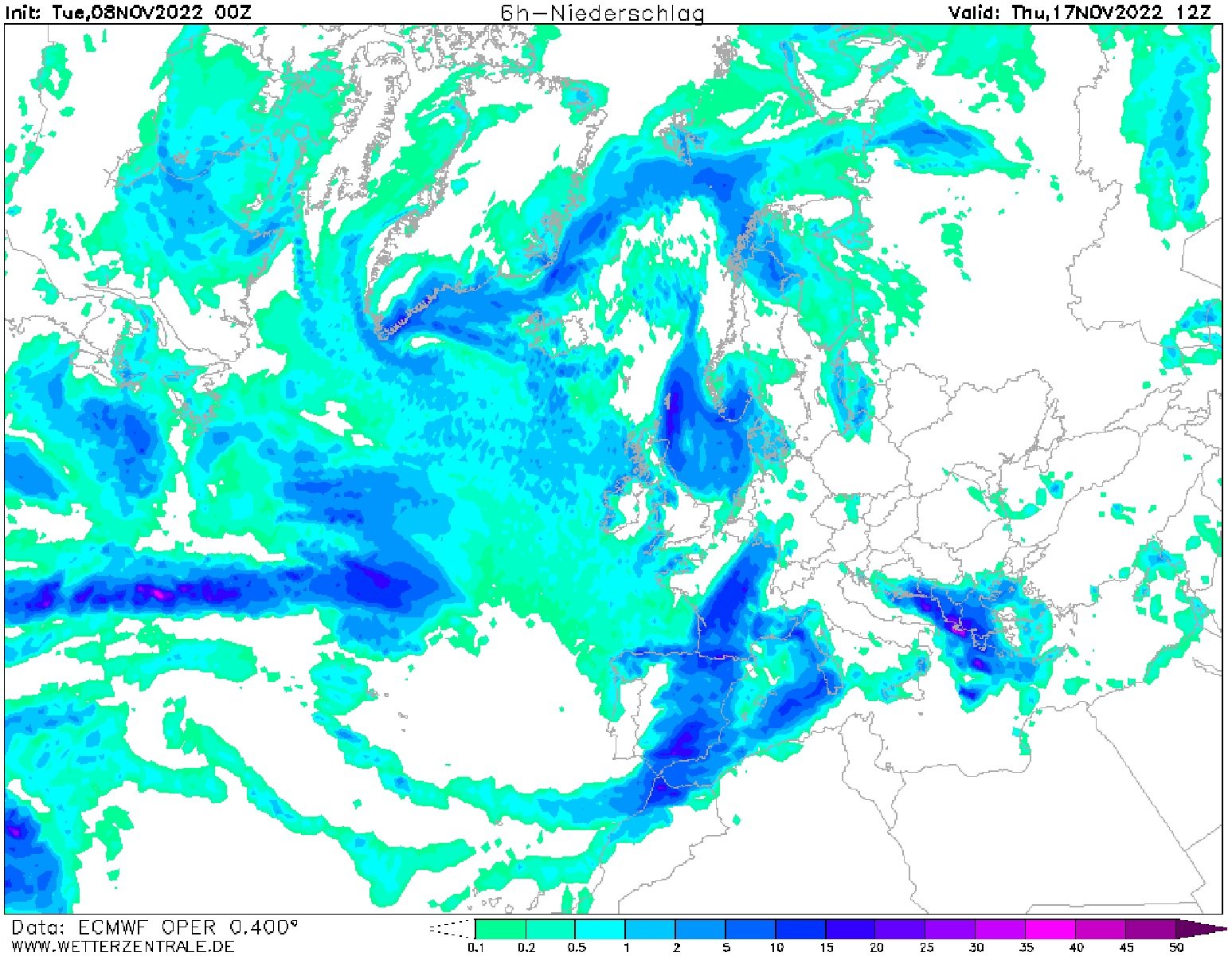 Fuertes lluvias, tormentas y nevadas en Catalunya jueves, 17 noviembre ECMWF Wetterzentrale Fuertes lluvias, tormentas y nevadas en Catalunya jueves, 17 noviembre ECMWF Wetterzentrale