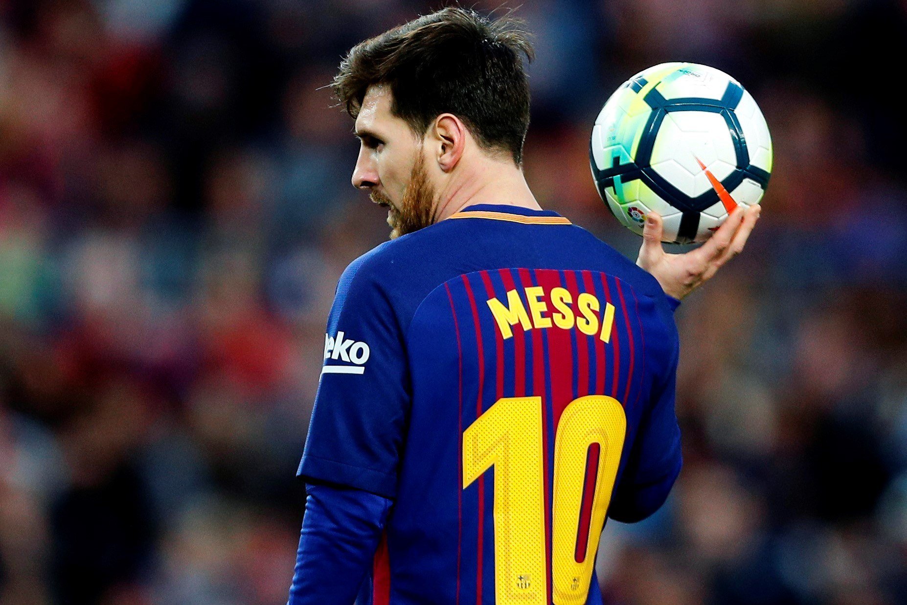Messi, baja inesperada contra el Málaga