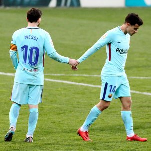Leo Messi Philippe Coutinho Eibar Barça EFE Leo Messi Philippe Coutinho Eibar Barça EFE