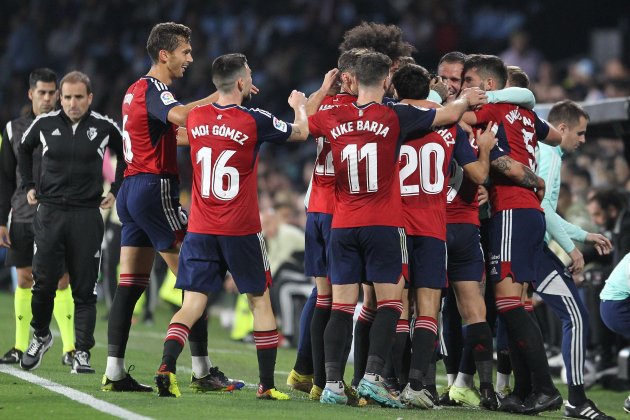 Osasuna celebrando gol contra Celta / Foto: EFE - Salvador Sas Osasuna celebrando gol contra Celta / Foto: EFE - Salvador Sas