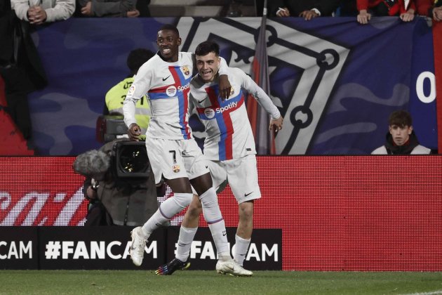 Pedri Dembele Barça Osasuna / Foto: EFE