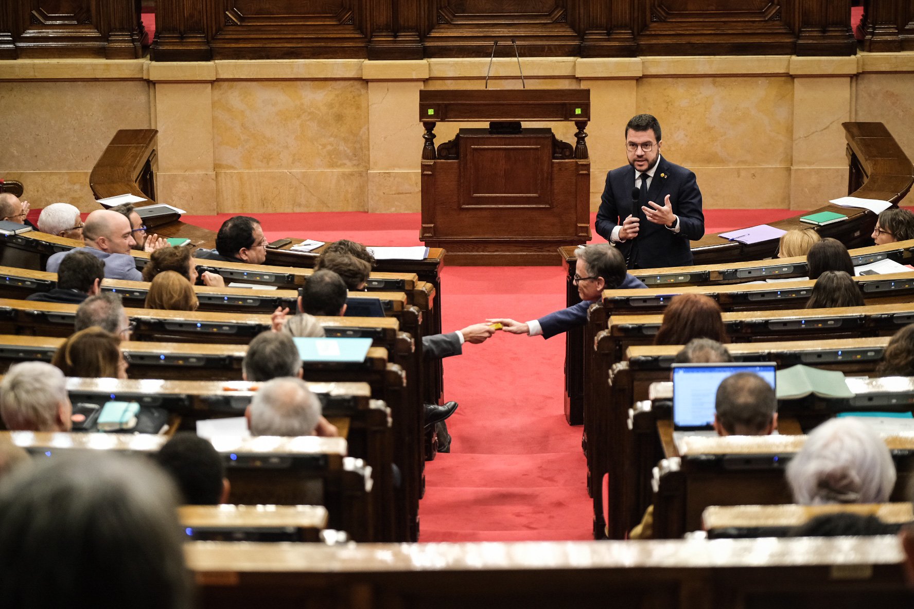 Pere Aragonès compareixerà al Parlament per explicar la reforma de la sedició