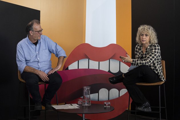 OMNIUM Saca la lengua Xavier Antich a Mònica Terribas tercera / Foto: Montse Giralt