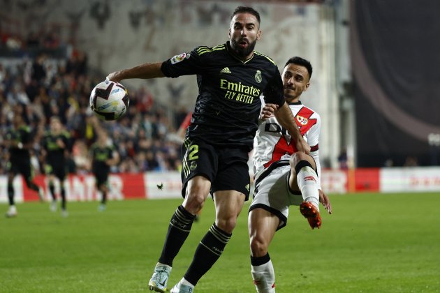 Dani Carvajal mà Reial Madrid Rayo Vallecano / Foto: EFE