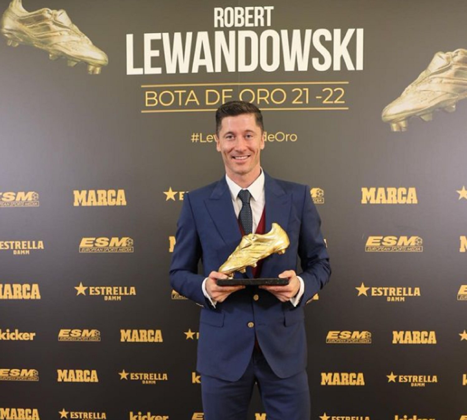 Robert Lewandowski, Bota d'Or per segon cop consecutiu: "Ara sé per què el Barça és més que un club"