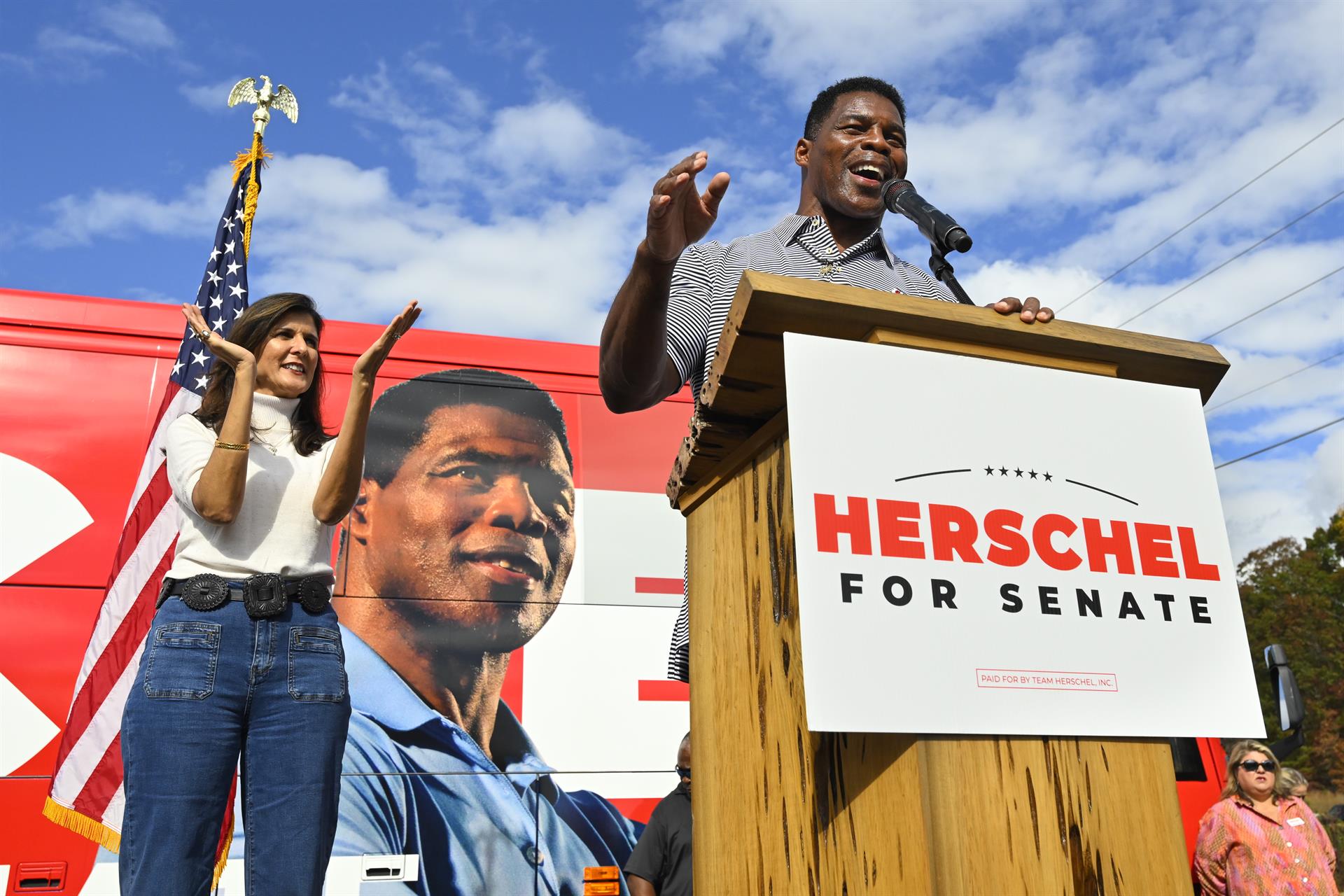 Candidat republica Georgia Herschel Walker / EFE