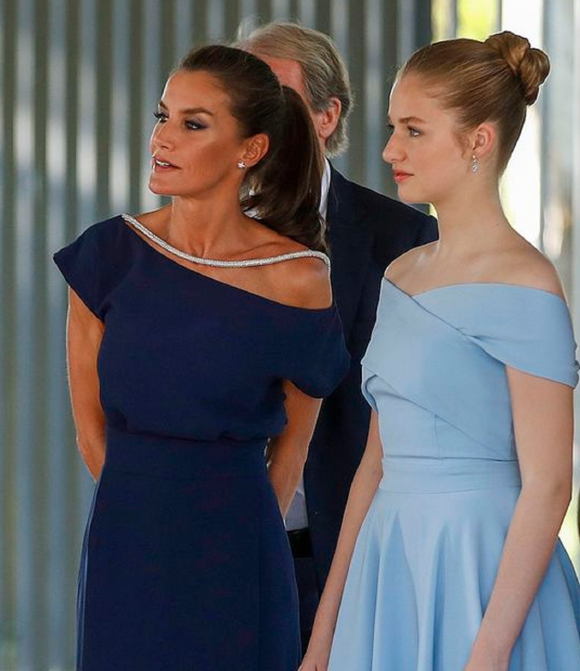 Letizia, junto a Leonor EFE