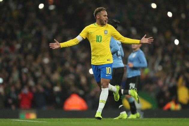 Neymar celebrant gol Brasil / Foto: Europa Press