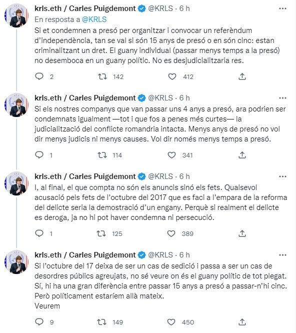 TUIT Puigdemont 2 TUIT Puigdemont 2