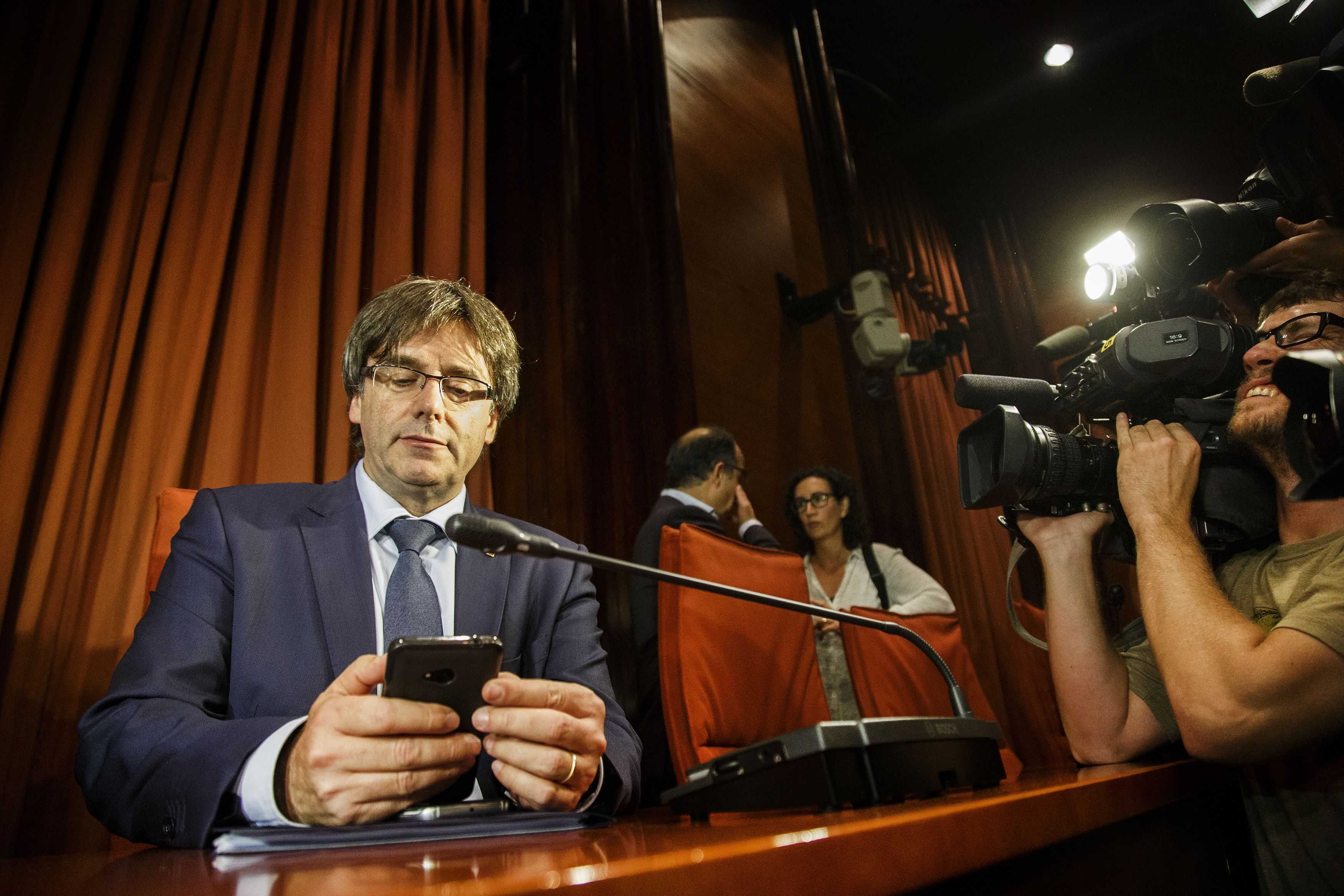 Puigdemont garanteix un referèndum el setembre vinent com a molt tard