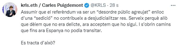 tuit carles puigdemont tuit carles puigdemont