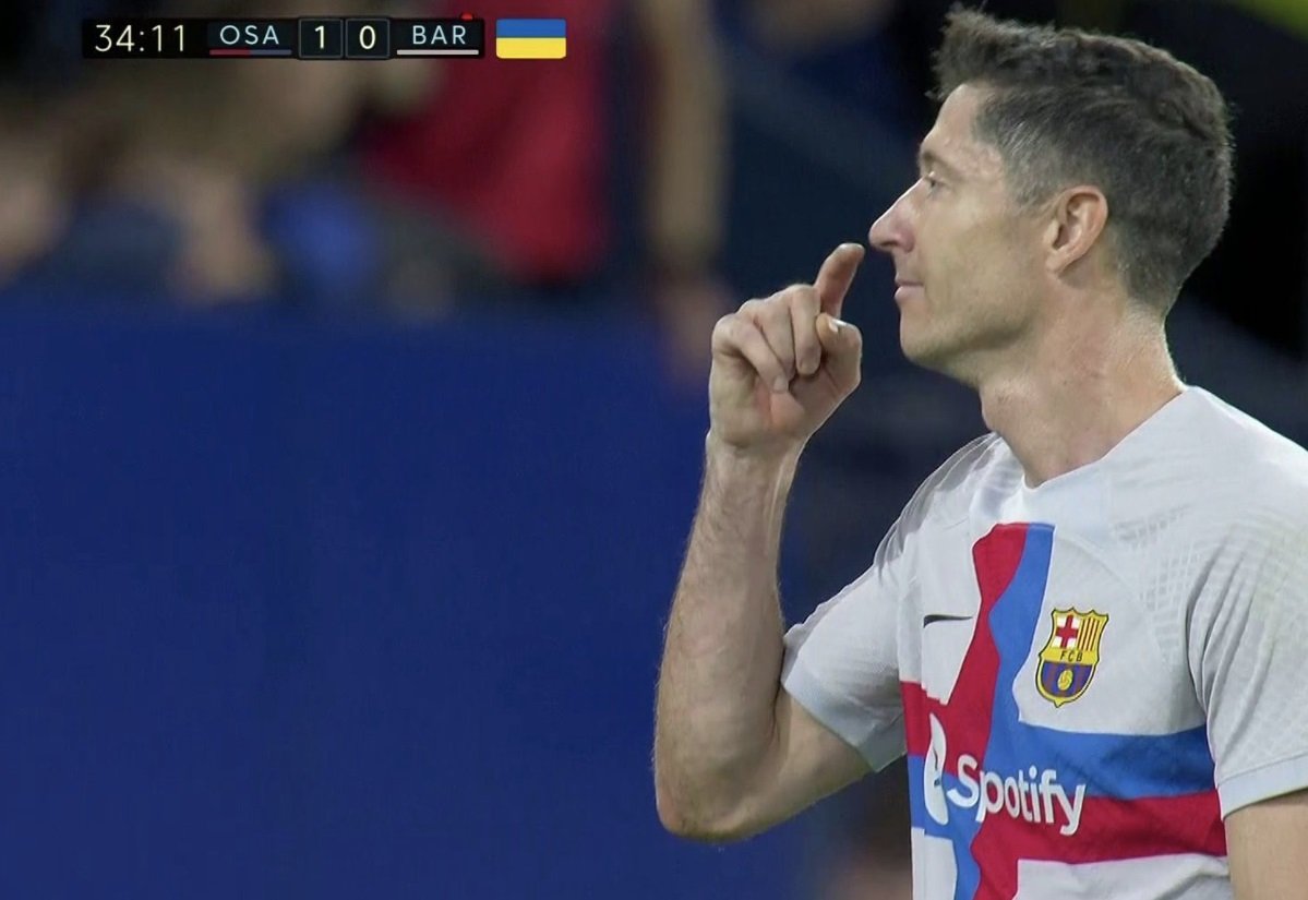 lewandowski gesto nariz lewandowski gesto nariz