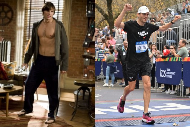 Cambio físico de Ashton Kutcher Cambio físico de Ashton Kutcher