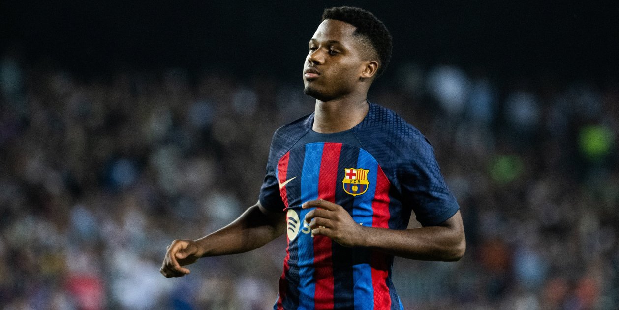 バルセロナ 20/21 ホームユニフォーム ANSU FATI #22 M 2020-21 Barcelona Home Match Shirt #22 ANSU FATI La Liga