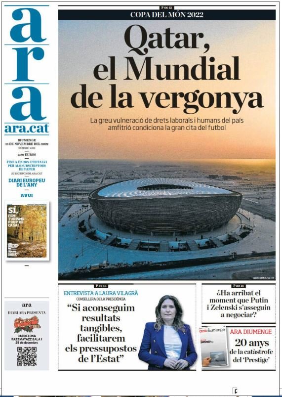 ara portada 13 de novembre ara portada 13 de novembre