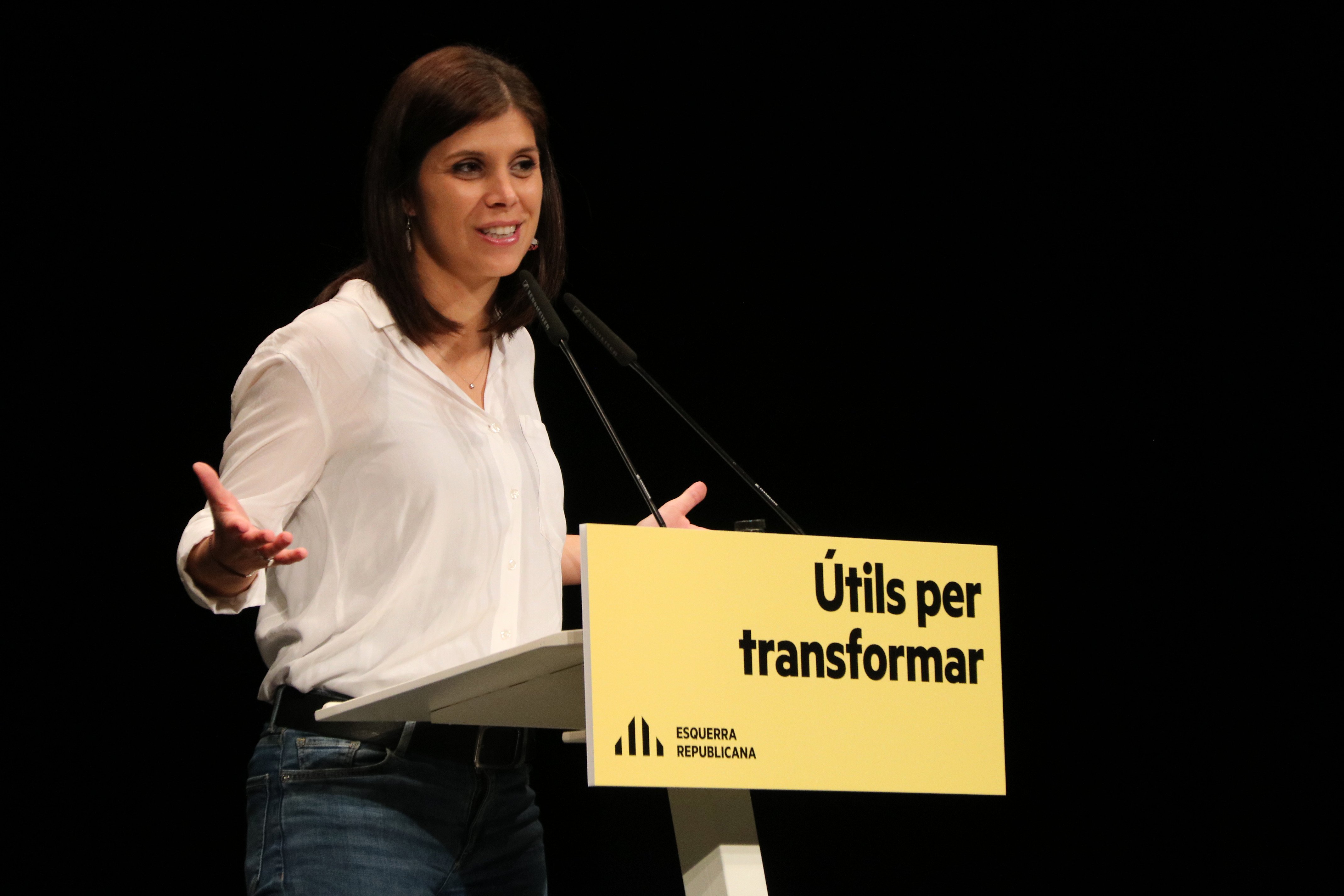 Marta Vilalta pide el apoyo de Junts y la CUP a la reforma de la sedición