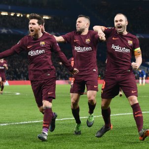 Messi Iniesta Jordi Alba Chelsea Barça Champions Efe Messi Iniesta Jordi Alba Chelsea Barça Champions Efe