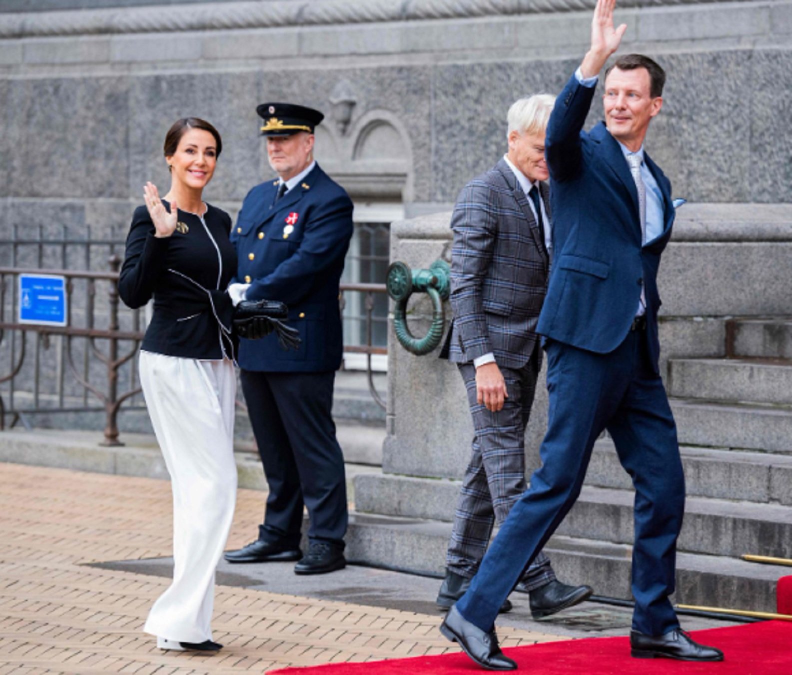 Marie y Joaquín de Dinamarca   AFP