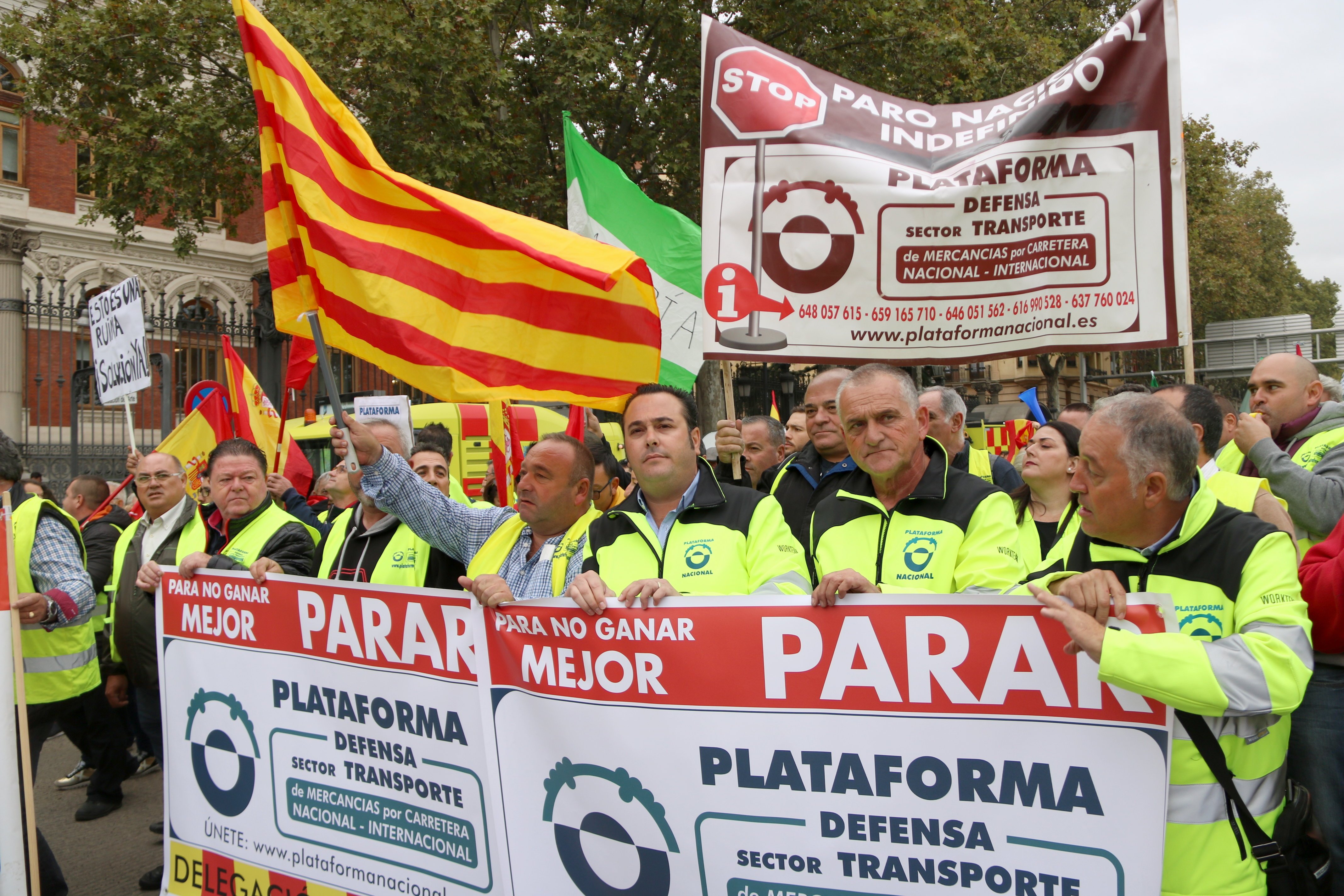 Manifestació de transportistes a Madrid / ACN Manifestació de transportistes a Madrid / ACN