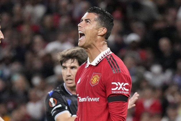 Cristiano Ronaldo cridant Manchester United / Foto: Europa Press